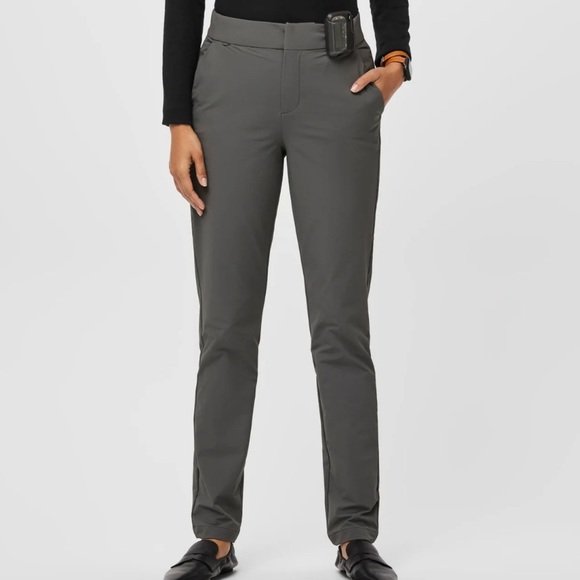 Figs pro Womens deep stone gray skinny zip fly trousers XXL - Picture 1 of 12
